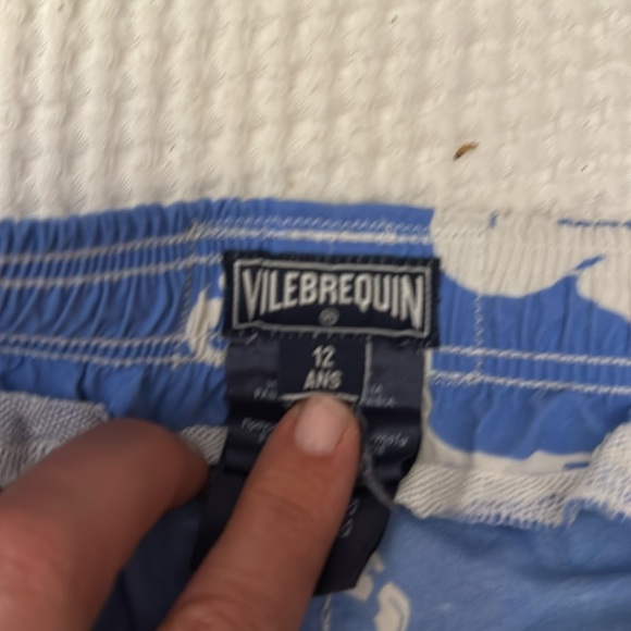 Boys size 12 Vilebrequin swim trunks. Please note that the liner was cut out. - Picture 3 of 3